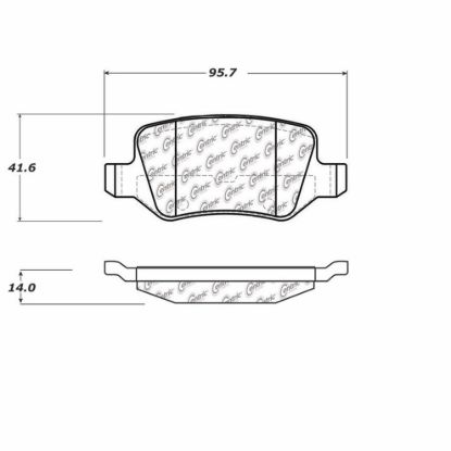 STOP TECH BRAKE PADS 08-09 - 10413580