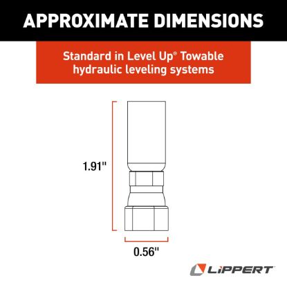 LIPPERT COMP HYDRAULIC HOSE END FITTIN - 138416
