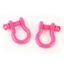 RUGGED RIDGE D-SHACKLES 3/4 INCH  PINK PAIR - 1123509