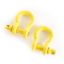 RUGGED RIDGE D-RINGS  3/4-INCH  YELLOW - 1123515
