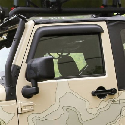 RUGGED RIDGE WINDOW VISOR MATTE BLK JK - 1134911