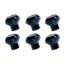 RUGGED RIDGE BILLET ALUM DSH KNOB SET - 1142002