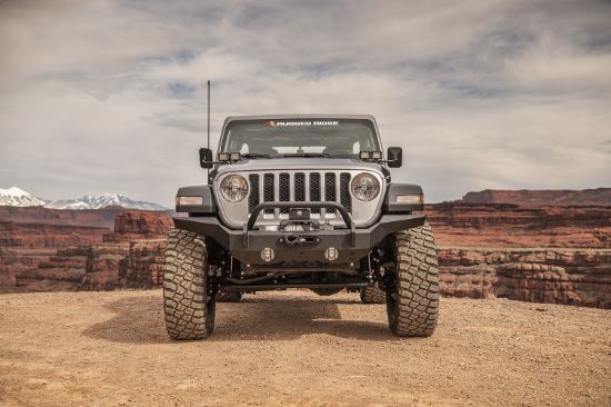 RUGGED RIDGE HD BUMPER  FULL WIDTH  FRONT  JL - 1154031