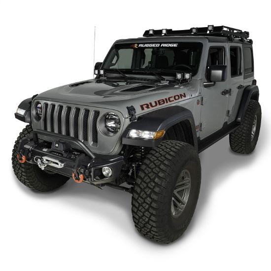RUGGED RIDGE ARCUS FRONT BUMPER SET W/ OVERRIDER - 1154905
