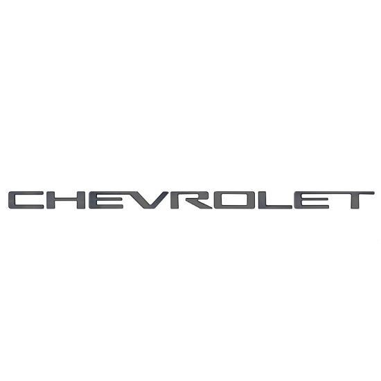 PUTCO CHEVROLET LETTERING EMBLEMS; BLACK - 55551BPGM