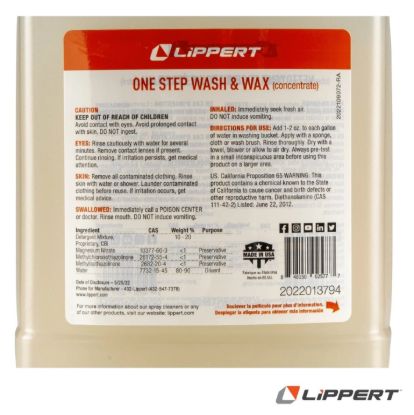 LIPPERT COMP LIPP ONE STEP WASH & WAX CONC - 2022013794