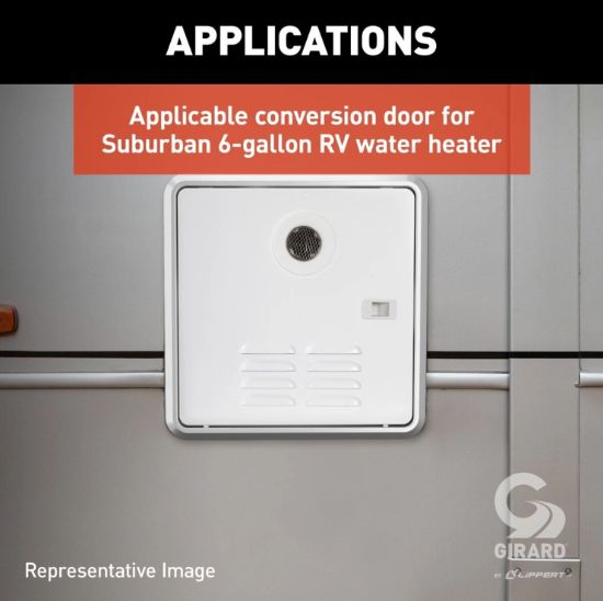LIPPERT COMP DOOR KIT - LARGE - WHITE 2GWHDAS10 - 2022107540