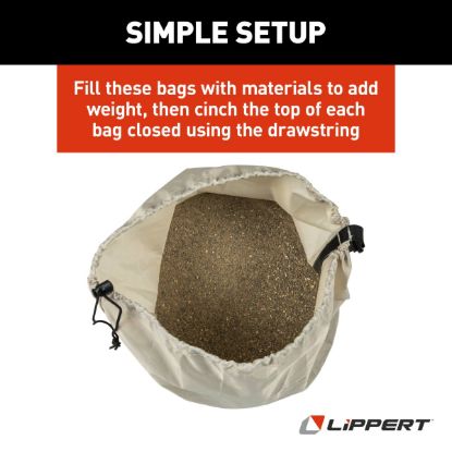LIPPERT COMP LIPPER SAND BAG  4 PACK - SAND - 2022120599