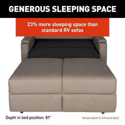 LIPPERT COMP REST EASY SLEEPER SOFA 72' MCCOY - 2024044358