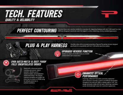 PUTCO EXCALIBUR: LED CENTER TAIL LAMP - 9206037