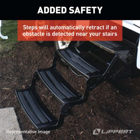 LIPPERT COMP KWIKEE DOUBLE ELEC STEP-B - 3722615