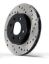 STOP TECH CROSS DRILLED ROTOR - 12862058R