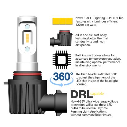 ORACLE LIGHT ORACLE 9007 - VSERIES LED HEADLIGHT - V5241001