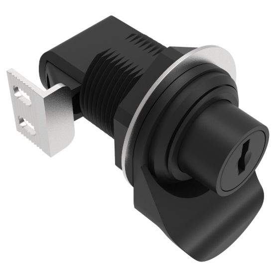 OCEAN ACCESS PUSH CLOSE LATCH KEY PLASTIC BLACK - 93303