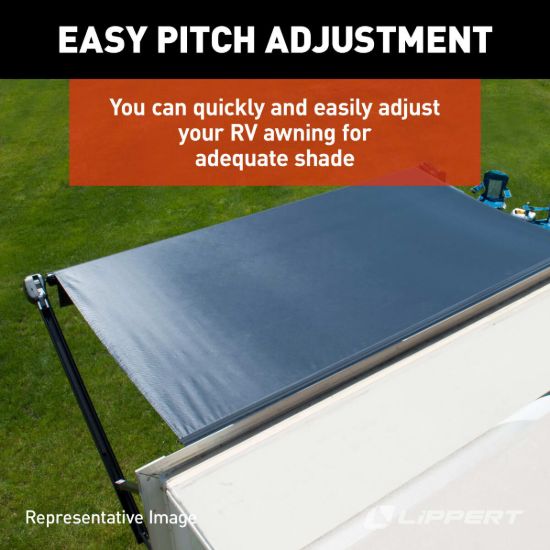 LIPPERT COMP AWNING  SOLERA POWER  12V 69 BLK - 434723