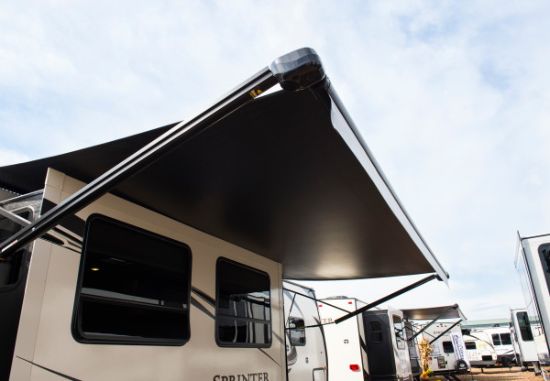LIPPERT COMP FABRIC W/LIGHTS AND TRK BLK VINYL - V000313884