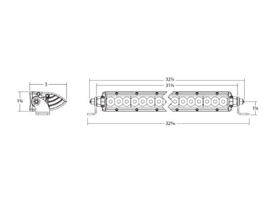 RIGID IND SR-SERIES PRO 30IN SPOT; AMB - 932314