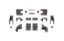 MAXTRAC 3-4'ADJ REAR FLIP KIT SHOCK EXT - 201540