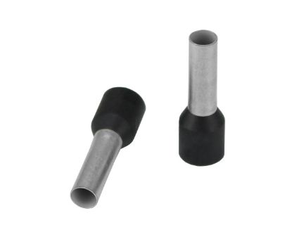 PACER FERRULE  10 AWG  12MM BLACK COLLAR - RL1012MM25