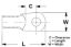 PACER TINNED LUG #2 1/2'  2PC - TAE212R2