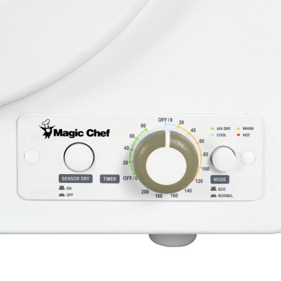 MAGIC CHEF COMPACT DRYER  2.6 CU. FT.  120 V - MCSDRY1S