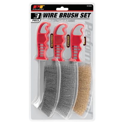 PERFORM TOOL 3PC WIRE BRUSH SET - W4990