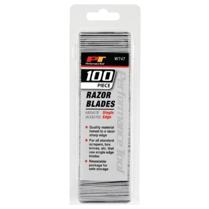 PERFORM TOOL SCRAPER BLADES 100PK - W747