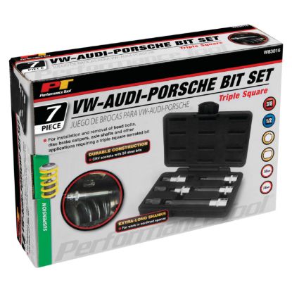 PERFORM TOOL 7PC VW-AUDI-PORSCHE BIT SET - W83016