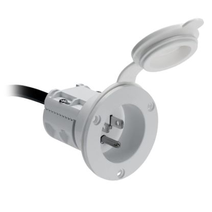 MINN KOTA MKR-23 AC POWER PORT (WHITE) - 1865110