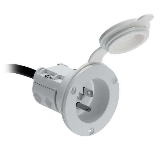 MINN KOTA MKR-23 AC POWER PORT (WHITE) - 1865110