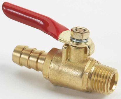 MOELLER 1/4 NPTMPRT 3/8 BRASS BARB SHUT - 03330610