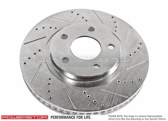 POWERSTOP DRILLED SLOTTED ROTOR - AR8373XR