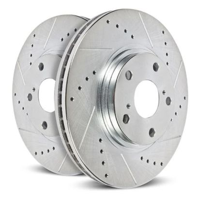 POWERSTOP DRILLEDSLOTTED ROTOR PAIR - AR85213XPR