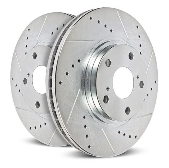 POWERSTOP DRILLEDSLOTTED ROTOR PAIR - AR85213XPR