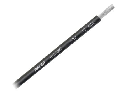 PACER 12 AWG UL BK TC WIRE 100FT RL - WUL12BK100