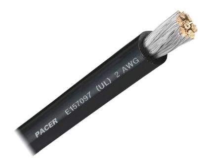 PACER 2 AWG UL BK TC WIRE 50FT RL - WUL2BK50