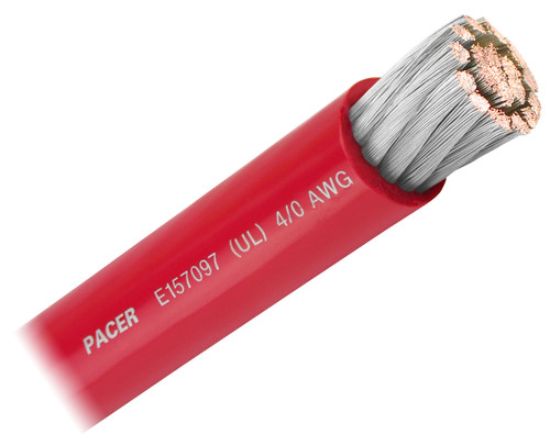 PACER 4/0 UL RD TC WIRE 100FT RL - WUL40RD100