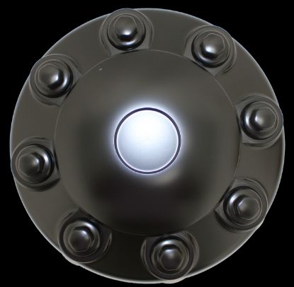 PHOENIX USA BLACK HUB COVER ABS FRONT 19.5 IN 8 - Q822BF