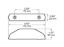PETERSON MFG LED M/C P2 RECT TL 4.5'X.09' MV - M60RMV