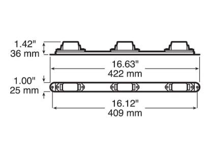 PETERSON MFG ID LIGHT BAR - V1073R
