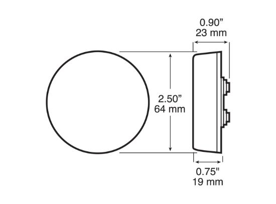 PETERSON MFG PKG ROUND CLEARANCE LIGHT - V142R