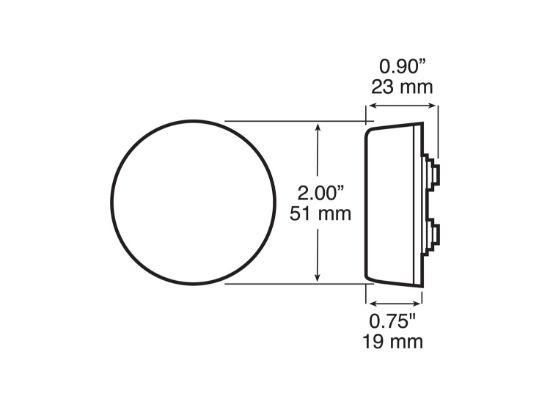 PETERSON MFG LED CLEARANCE LIGHT KIT - V164KR