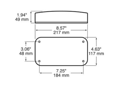 PETERSON MFG STOP & TAIL LIGHT - V25922