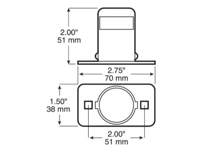PETERSON MFG LICENSE LIGHT - V435