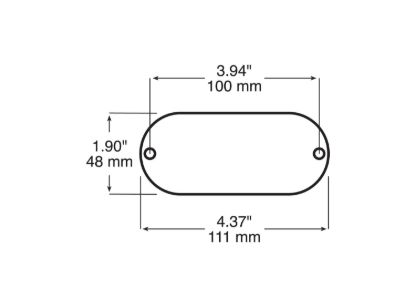 PETERSON MFG 2PK REFLECTOR AMBER - V480A