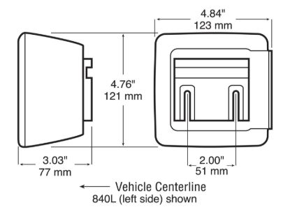 PETERSON MFG LED STOP & TAIL - V840