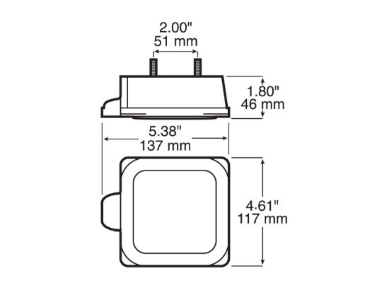 PETERSON MFG LED STOP & TAIL - V844