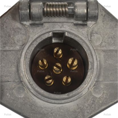 POLLAK 6-WAY CONNECTOR SOCKET - 11607P