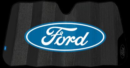 PLASTICOLOR FORD BLACK MATTE ACCORDION SUNSHADE - 003858R01