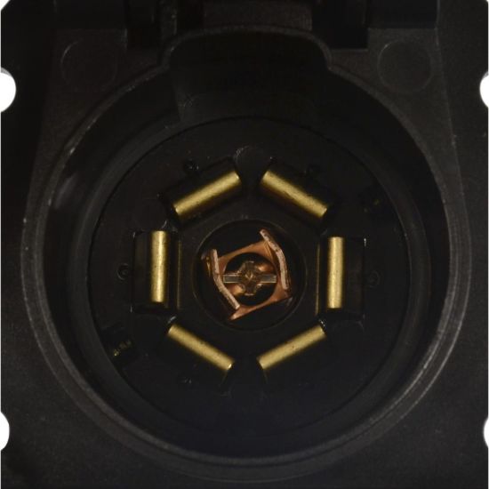POLLAK 4 WAY FLAT TO 7-BLADE RV ADAPTER WI - 4WF600V